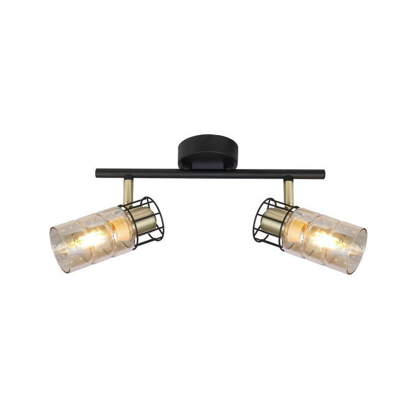 Spot IDEAL AP2, KL162000, 2xE14, fumuriu, negru alamă