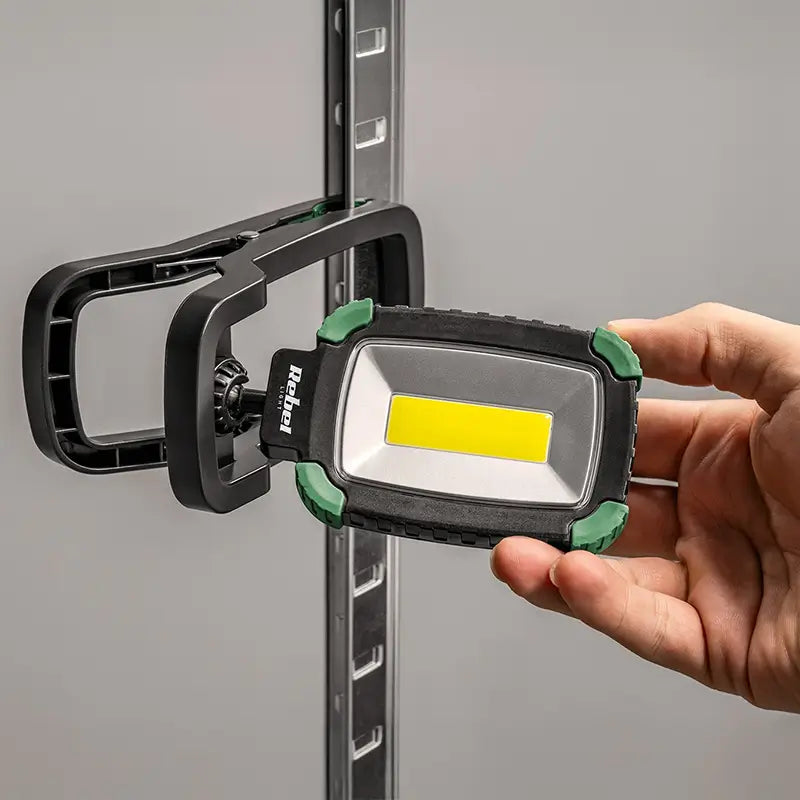 Lampa atelier LED COB 5W cu acumulator Li-Ion REBEL URZ3496