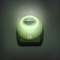 Lampa de veghe cu LED si senzor de lumina verde diametru 8 cm 1 LED 1W PHENOM 20275GR