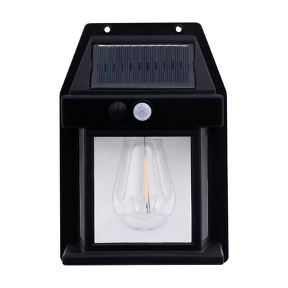 Lampa solara Bayern senzor 3W IP44, negru, Erste - eVoltaSmart