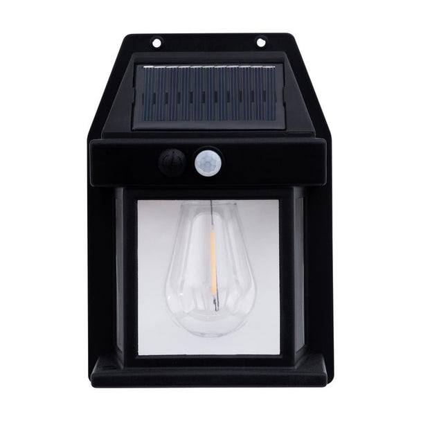 Lampa solara Bayern senzor 3W IP44, negru, Erste - eVoltaSmart