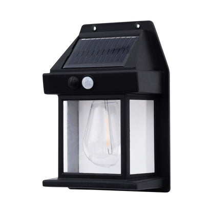 Lampa solara Bayern senzor 3W IP44, negru, Erste - eVoltaSmart