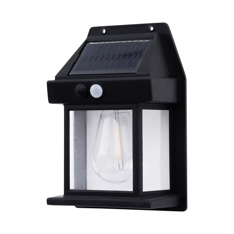 Lampa solara Bayern senzor 3W IP44, negru, Erste - eVoltaSmart