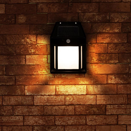 Lampa solara Bayern senzor 3W IP44, negru, Erste - eVoltaSmart