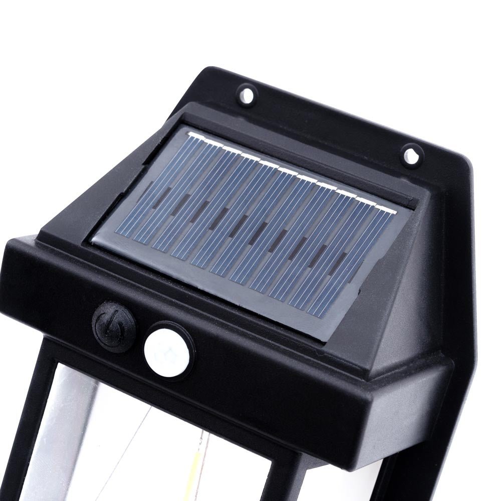 Lampa solara Bayern senzor 3W IP44, negru, Erste - eVoltaSmart