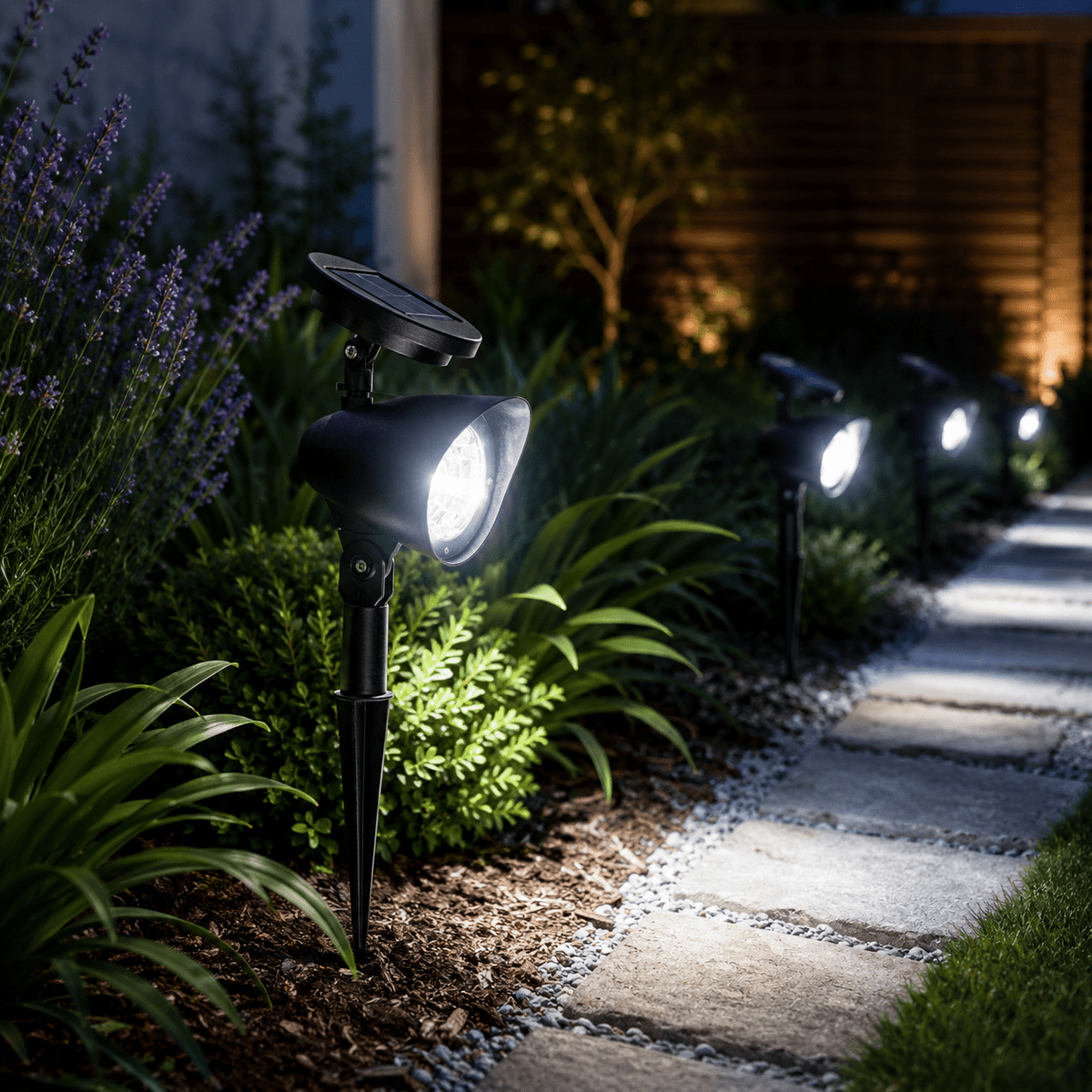 Lampa solara Ferry 30cm 6400K, Erste - eVoltaSmart