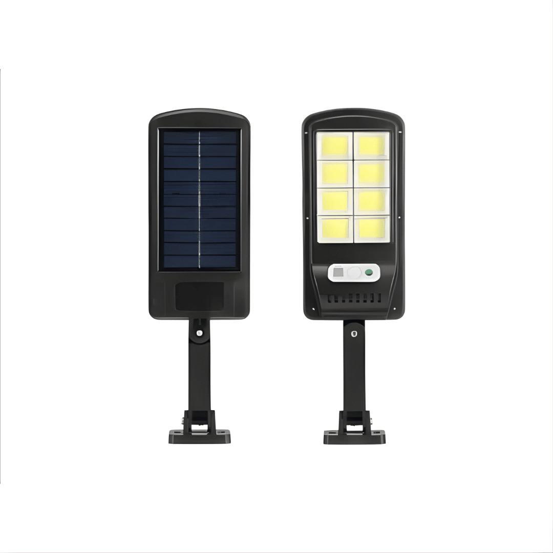 Lampa Solara LED Exterior 100W, 160 LED - uri, Senzor Miscare si Telecomanda - eVoltaSmart