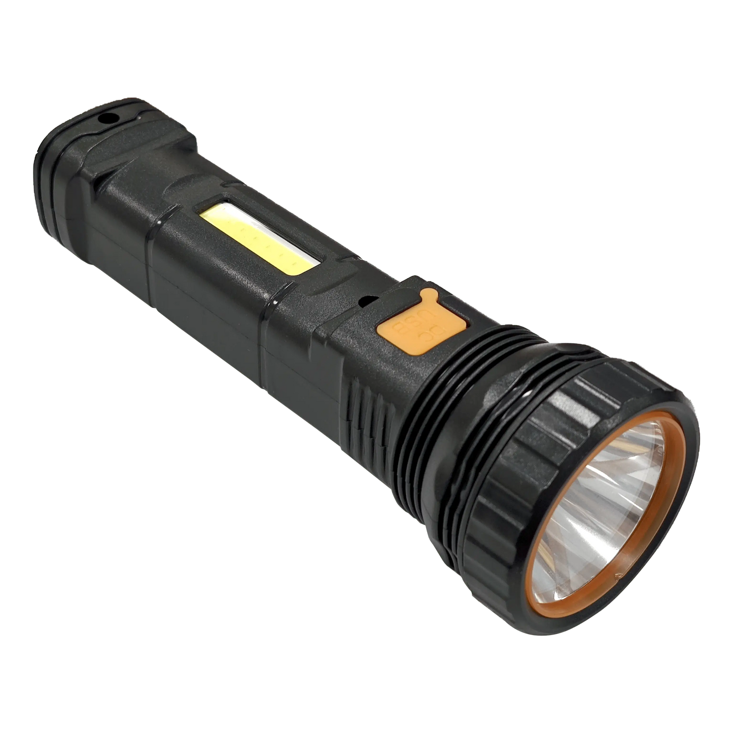 Lanterna LED USB + SOLAR 120lm neagra YF-1128