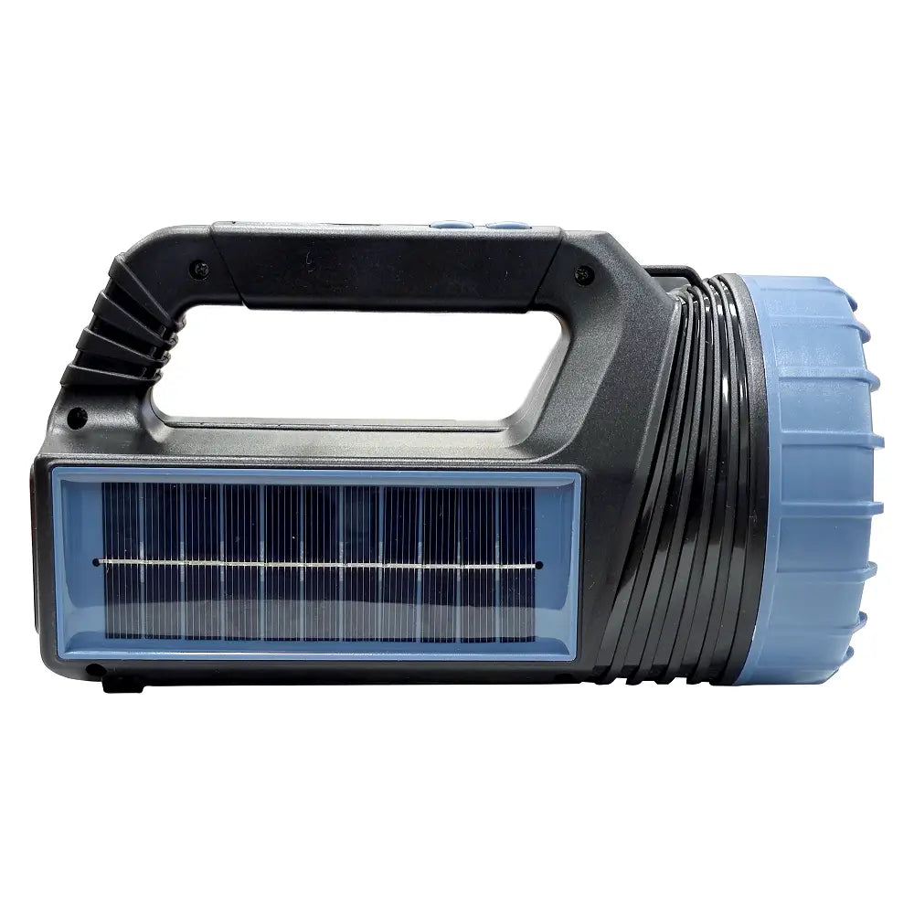 Lanterna LED USB + SOLAR 400lm negru/albastru TD-3600S