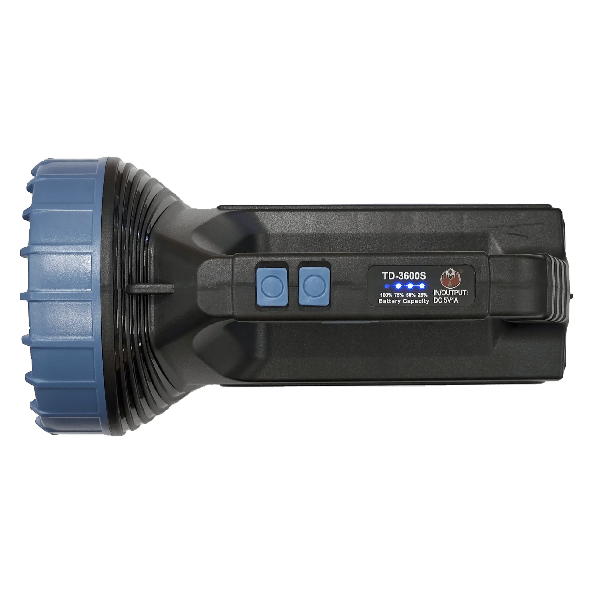 Lanterna LED USB + SOLAR 400lm negru/albastru TD-3600S