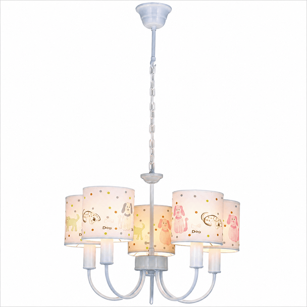 Lustra Dog Multicolor 5xE14 40W - eVoltaSmart