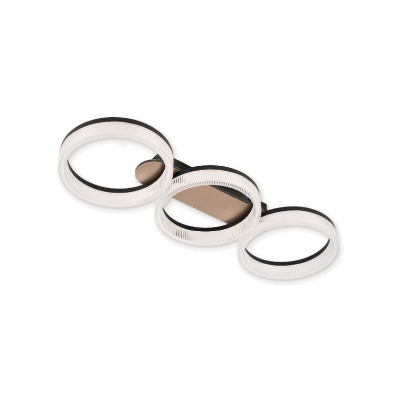 LUSTRĂ LED SUNSET PL3, TRANSPARENT, AURIU - Evolta Smart