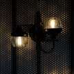Lustră MATTY PL2, KL100080, 2xE27, negru - eVoltaSmart