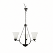 Lustra Midnight Negru+Alb 3xE27 40W - eVoltaSmart