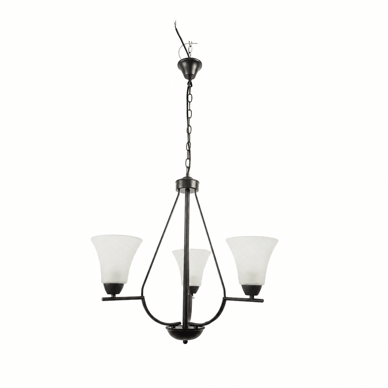 Lustra Midnight Negru+Alb 3xE27 40W - eVoltaSmart