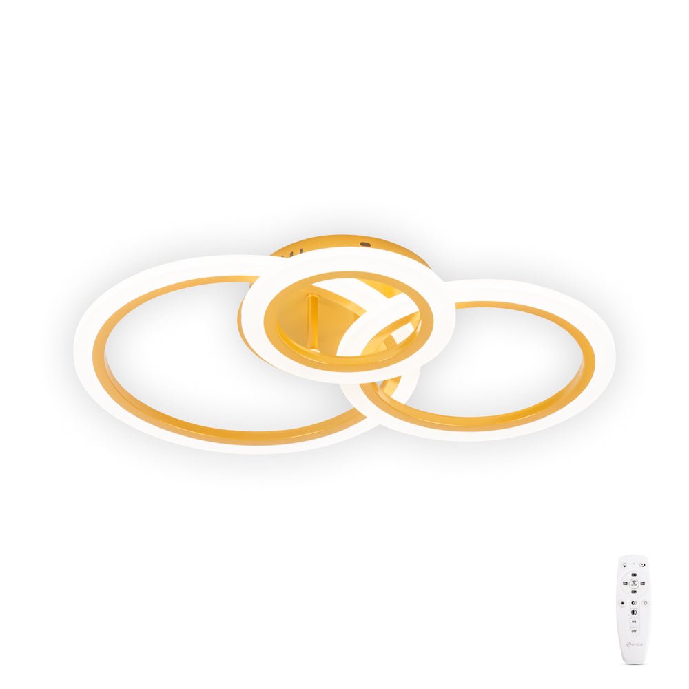 Lustra Oro LED 45W 50cm 3500-6000K cu telecomanda, Erste - eVoltaSmart