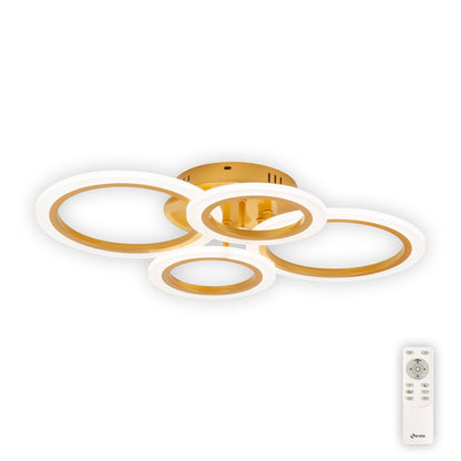 Lustra Oro LED 52W 56cm 3500-6000K cu telecomanda, Erste - eVoltaSmart