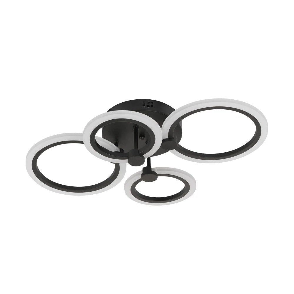 Lustra Urban LED 45W 3CCT 3150lm IP20, Negru, Erste - eVoltaSmart