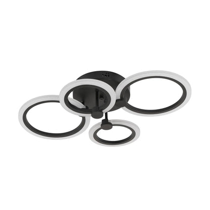 Lustra Urban LED 45W 3CCT 3150lm IP20, Negru, Erste - eVoltaSmart