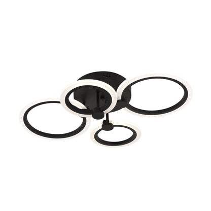 Lustra Urban LED 45W 3CCT 3150lm IP20, Negru, Erste - eVoltaSmart