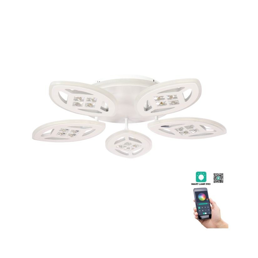 Plafonieră LED MAROS PL5, KL151044, 115W, 3000-6500K, alb