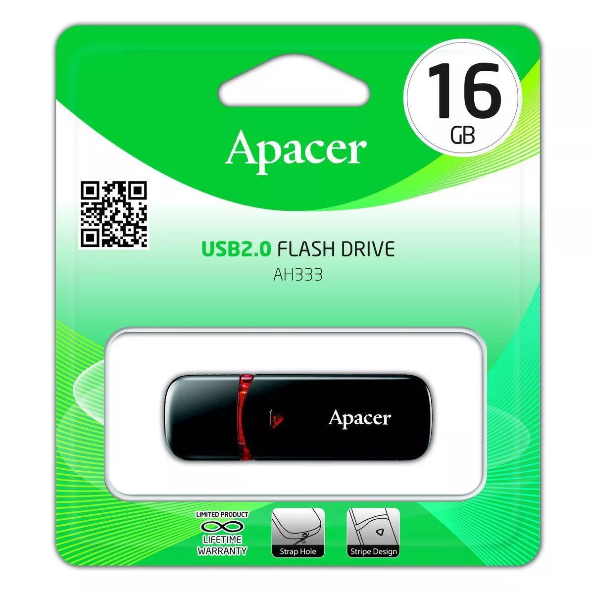 Memorie flash USB 2.0 16GB Apacer negru