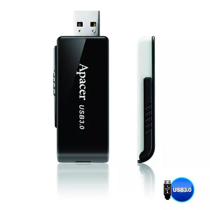 Memorie flash USB 3.2 32GB negru/alb Apacer AH350B AH32GAH350B-1