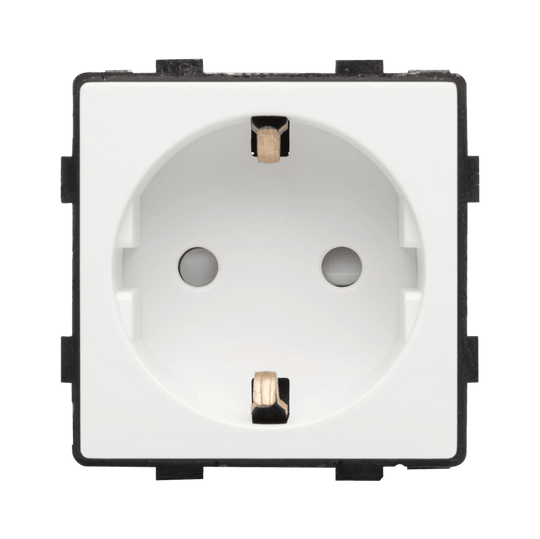 Modul priză Schuko 16A alb Pulsar Touch NS - Evolta Smart