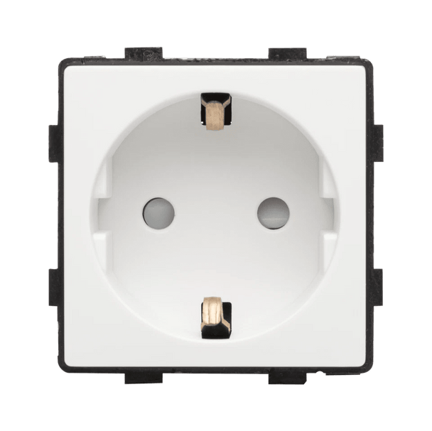 Modul priză Schuko 16A alb Pulsar Touch NS - Evolta Smart