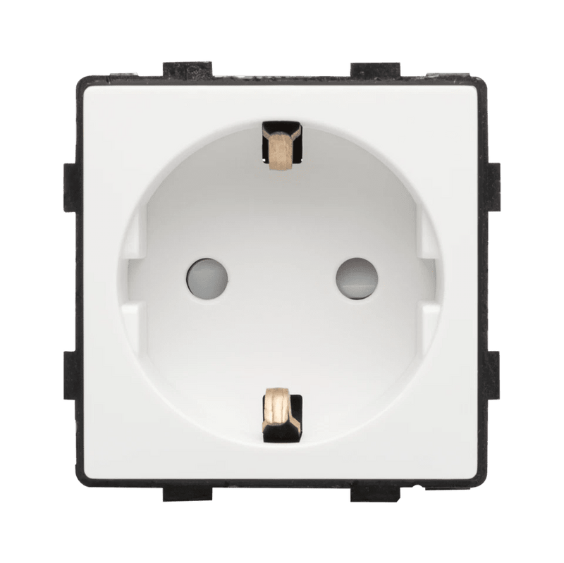 Modul priză Schuko 16A alb Pulsar Touch NS - Evolta Smart