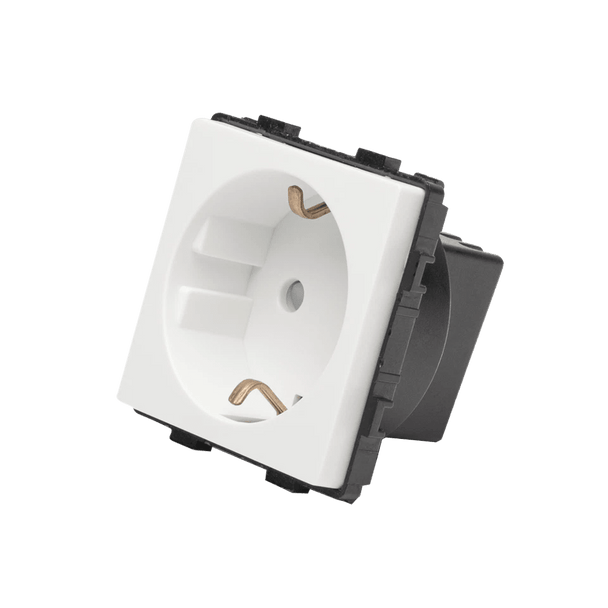 Modul priză Schuko 16A alb Pulsar Touch NS - Evolta Smart