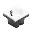 Modul priză Schuko 16A alb Pulsar Touch NS - Evolta Smart