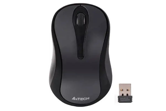Mouse A4tech G3-280N (Glossy Grey) PC /Notebook wireless 2.4GHz optic 1000dpi butoane /scroll 3/1 gri