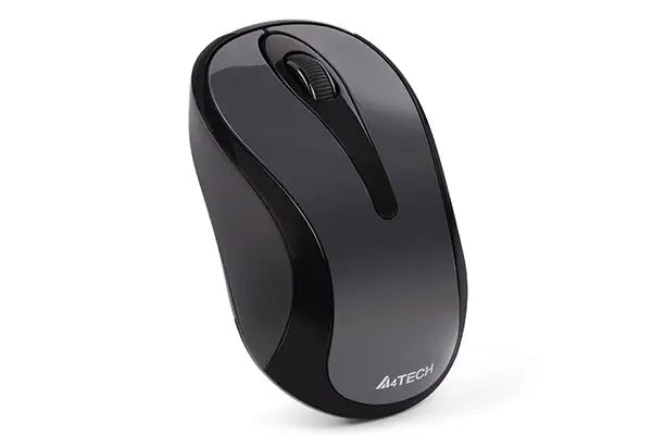 Mouse A4tech G3-280N (Glossy Grey) PC /Notebook wireless 2.4GHz optic 1000dpi butoane /scroll 3/1 gri