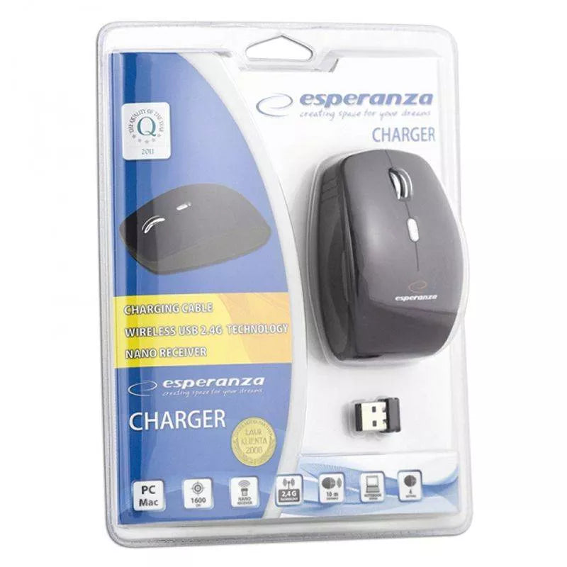 Mouse optic 4D wireless CHARGER ESPERANZA