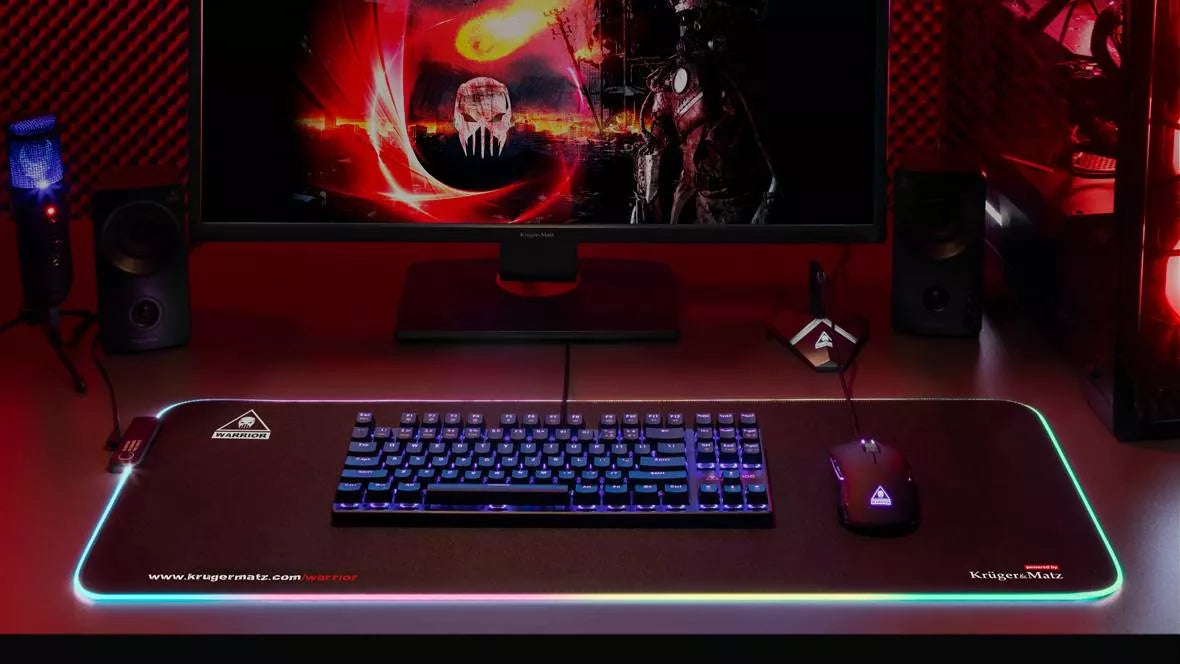 Mouse Pad Gaming Iluminat WARRIOR Kruger&Matz