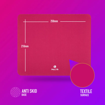 Mouse pad NGS Kilim Pink 250x210mm roz