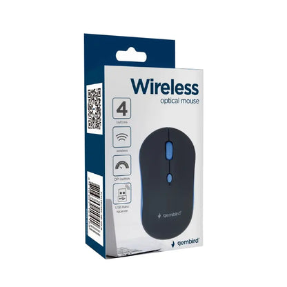Mouse wireless USB 1600DPI GEMBIRD MUSW4B03B
