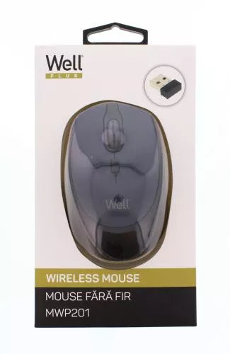 Mouse wireless Well MWP201 negru