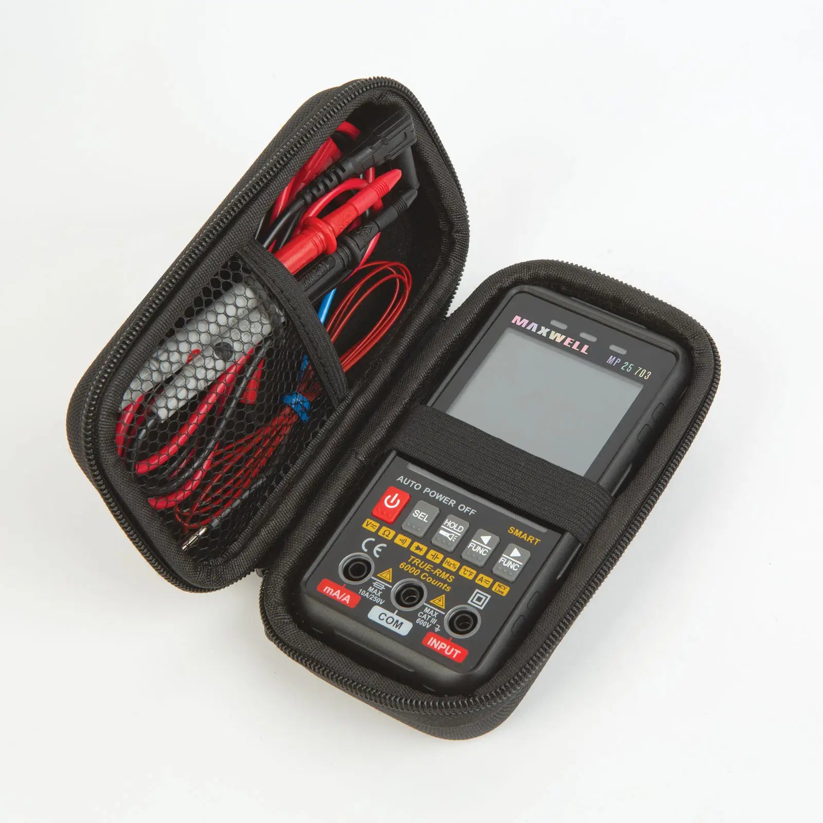 Multimetru automat MAXWELL 25703 cu afisaj color 3" 4x AAA