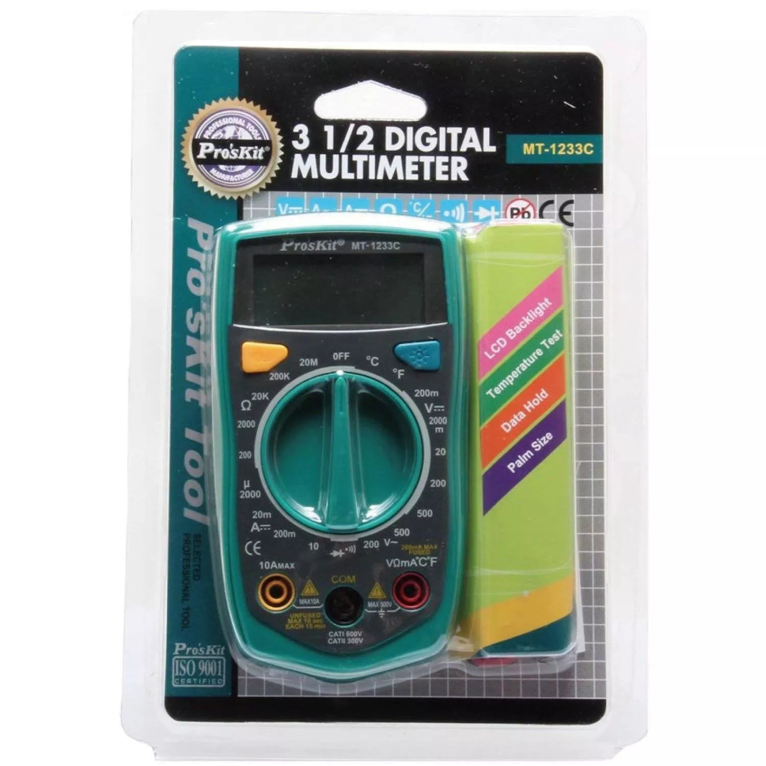 Multimetru digital cu ecran LCD 2.1" ProsKit