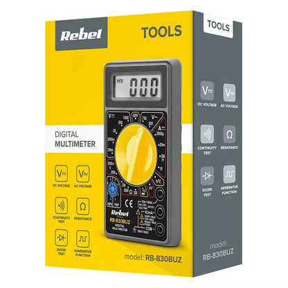 Multimetru Universal cu BUZZER RB-830BUZ REBEL