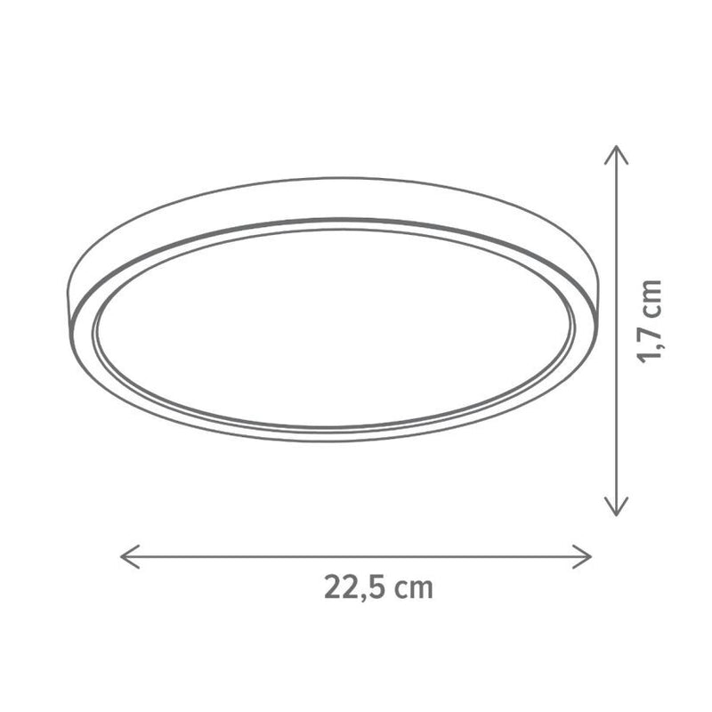 Plafonieră LED Smart Nebula albă pentru living, dormitor sau birou
