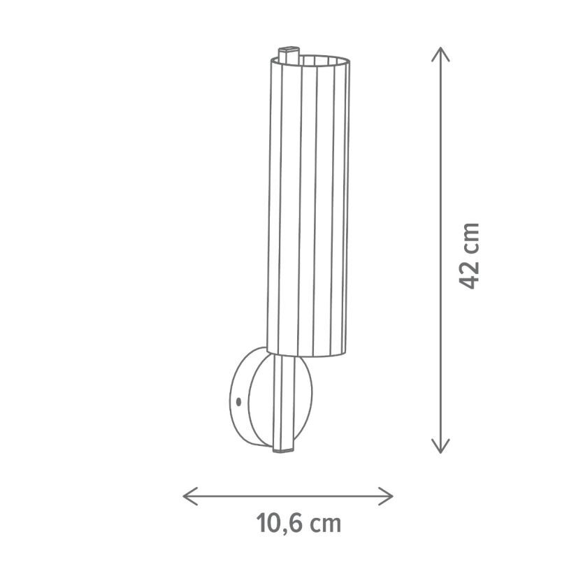 Suspensie LED auriu transparent Particular AP1 Klausen, iluminat interior modern 9W 4000K 25000h, IP20

