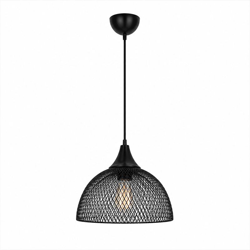 Pendul Esin 1XE27, negru, Oktay - eVoltaSmart