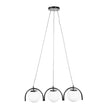 Pendul Glace 3XE27 IP20, negru, Erste - eVoltaSmart