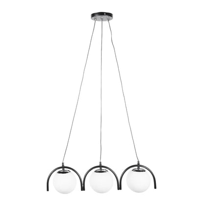 Pendul Glace 3XE27 IP20, negru, Erste - eVoltaSmart