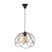 Pendul Leylak Negru 1xE27 60W - eVoltaSmart