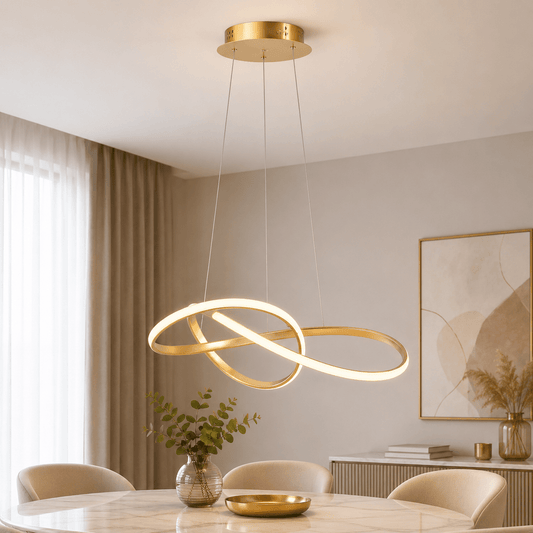 Pendul Libra 40W 60X150cm 3000-6500K, auriu, Erste - eVoltaSmart