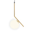 Pendul Nala 1XE14 40W 1.5m, auriu, Erste - eVoltaSmart